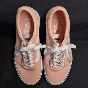 VANS Light Peach Low-Top Sneakers